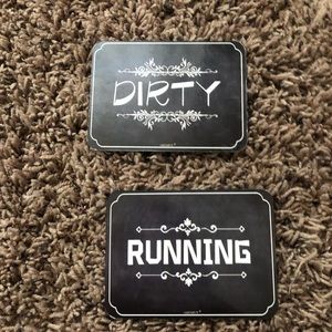 Double sided magnets